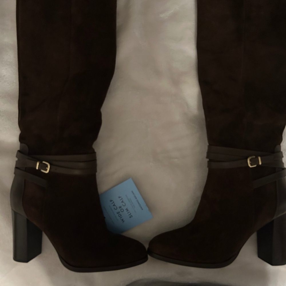 High Boots. Real leather. EUC.